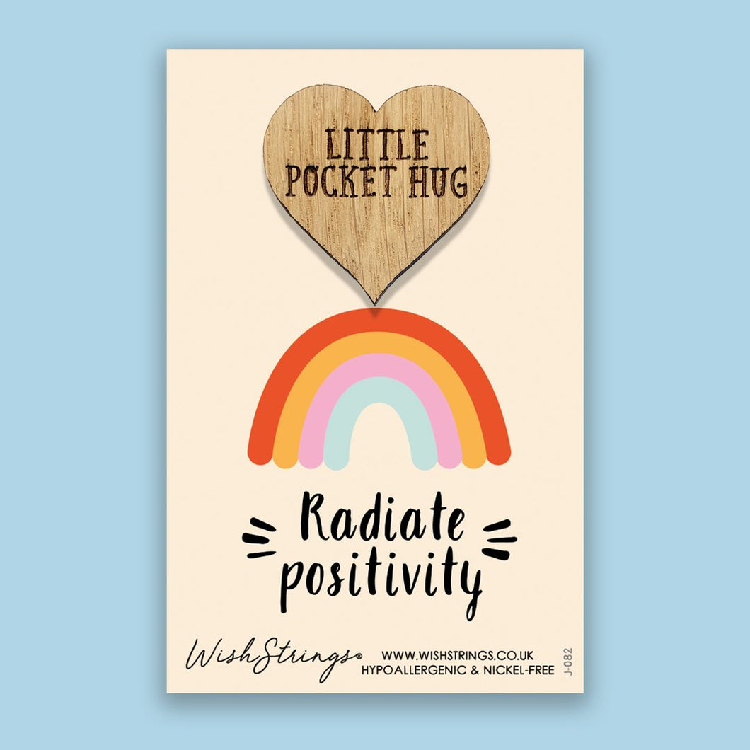 Radiate Positivity - Pocket Hug - Keepsake Token