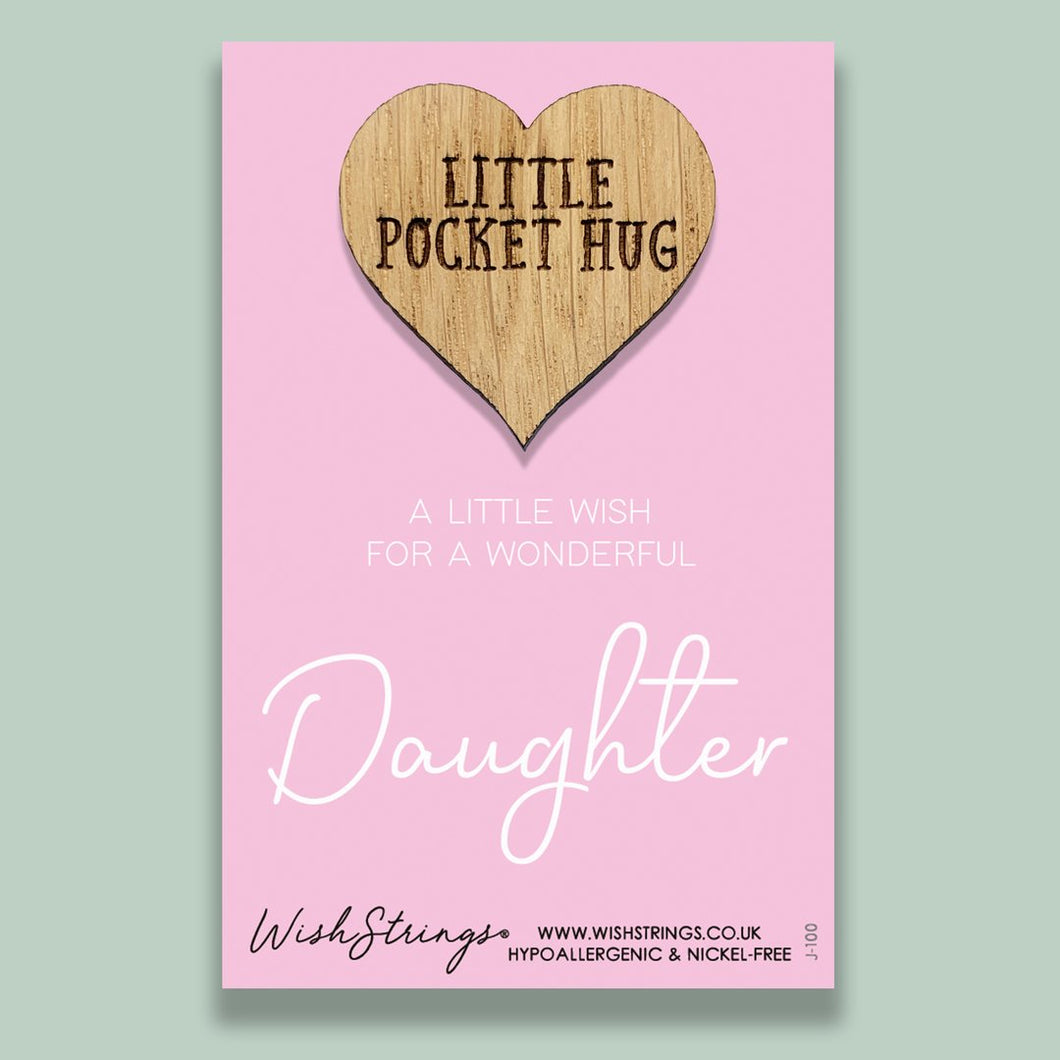 Daughter - Pocket Hug - Keepsake Token