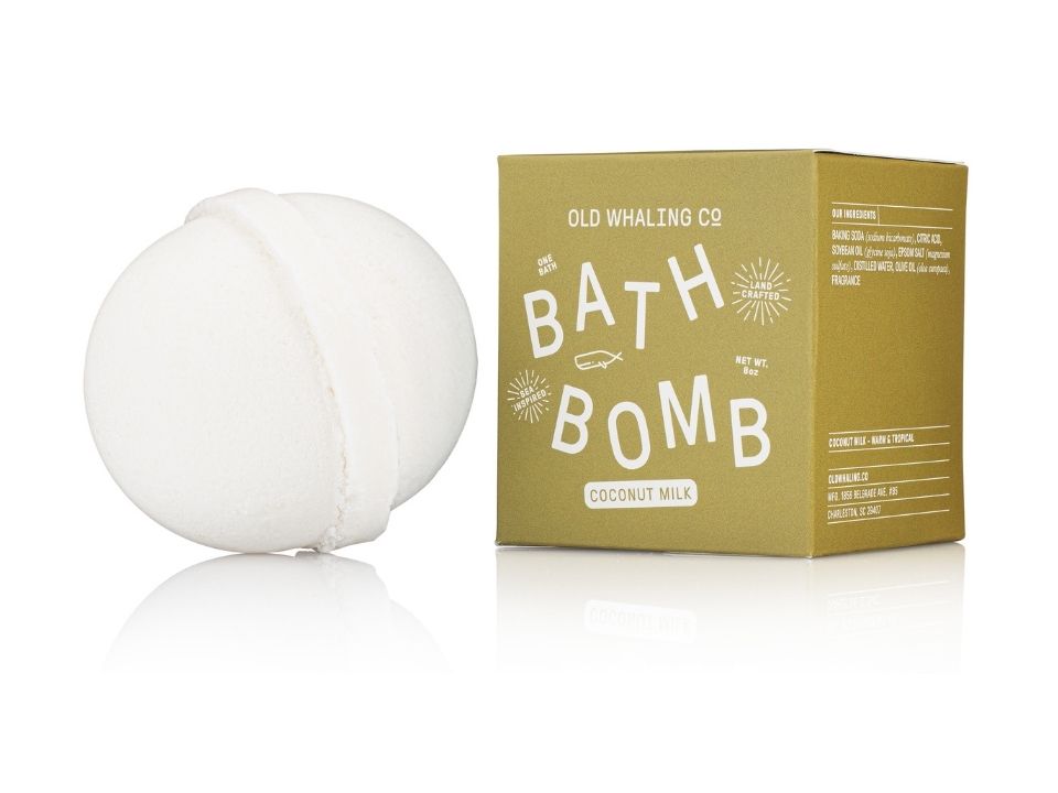 Coconut Milk-Bath Bomb