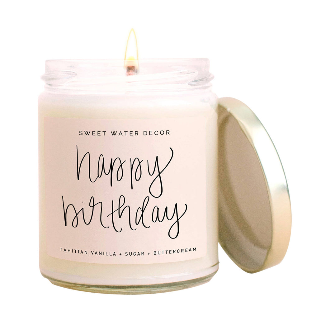 Happy Birthday Soy Candle